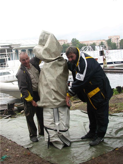 Упаковка лодки Братан